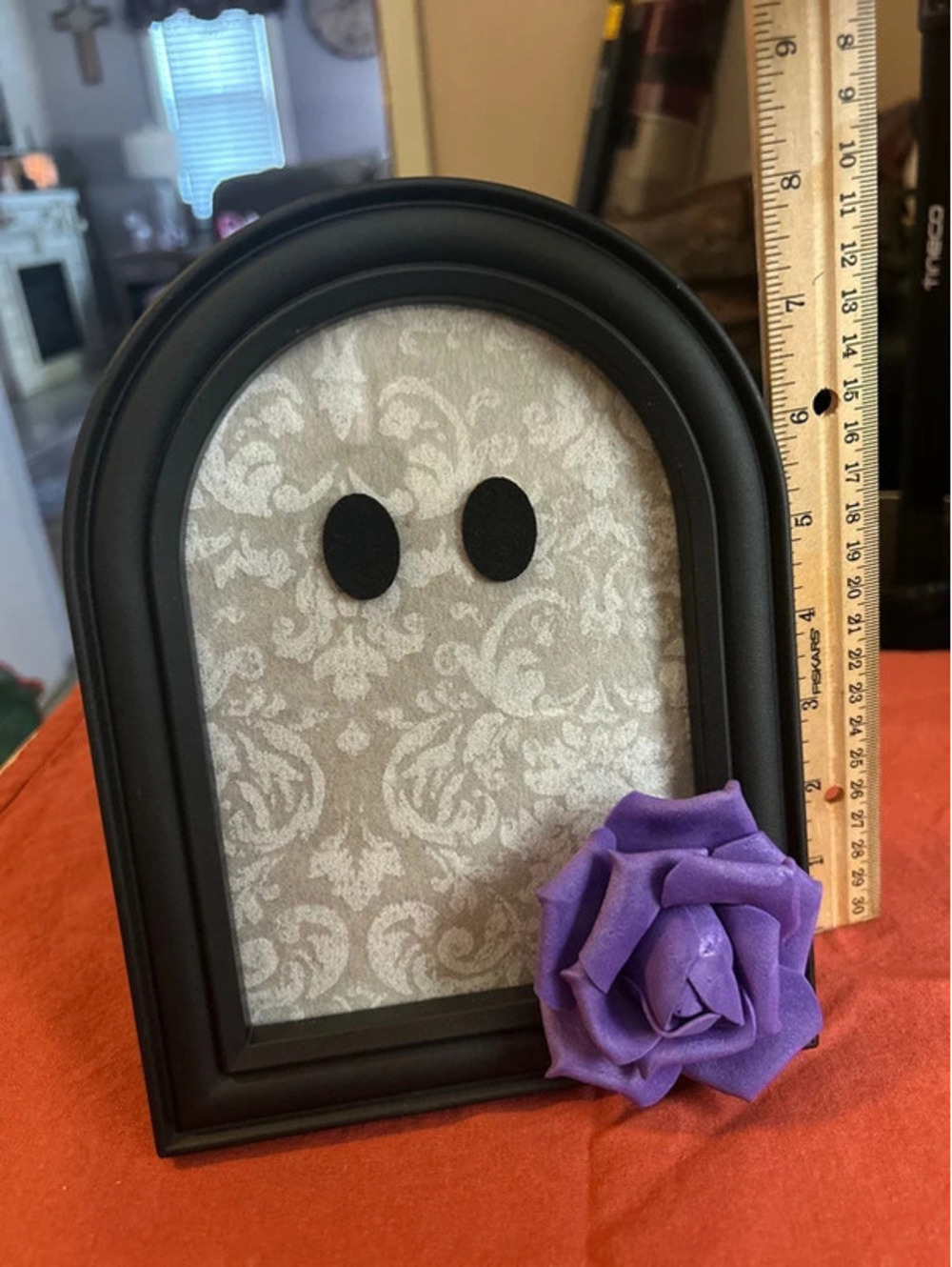 Handmade framed ghost